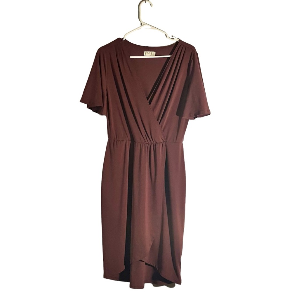 Maurice’s Wrap Dress in Mauve SZ Small | Formal High Low Dress